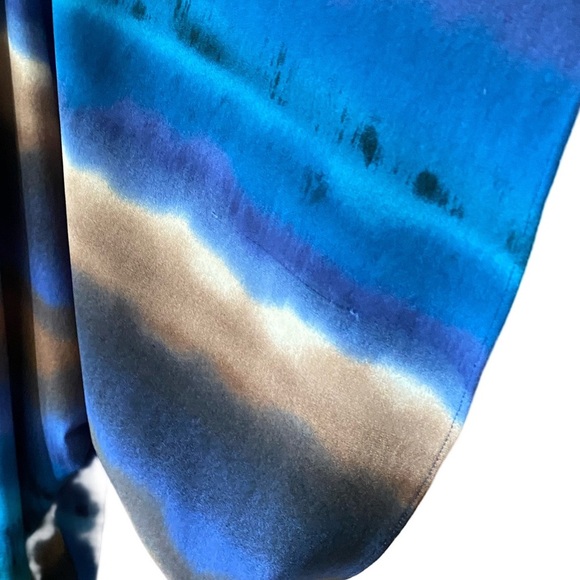 VGUC Anthropologie Kimono Style Relaxed Fit Tie Dye Dress,Drawstring Waist - Picture 8 of 12